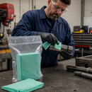 Durable Orange Solvent Wipes for Industrial Cleaning (Pack of 25)