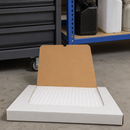 Heavy-Duty Polypropylene Oil Absorbent Mats, 40 x 50 cm, 10.2 L Capacity, Lint-Free Protective Layer (Pack of 10)