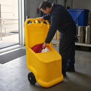Heavy-Duty Mobile Storage Bin 75L for Versatile Use