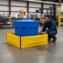 Premium Portable Folding Duck Pond for Spill Containment - Heavy Duty PVC, 53 Litre Capacity, Ideal for Outdoor Use | COSHH | UK