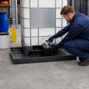 40 Litre Polyethylene Spill Pallet, Electrically Conductive, 200 kg Load Capacity, for Chemical Storage (No Grid)