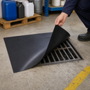 Polypropylene Magnetic Sealant Mat 600 x 600mm, Weather & Chemical Resistant, for Drain Protection