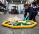 Premium Slim Fit Chemical Spill Kit - 20 Litre with Compact Waterproof Carry Bag, Economic Storage for Hazardous Spills | BS 7959 | UK