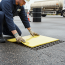 Premium Polyurethane Drain Covers - 2-Layer Design, High Visibility, Chemical Resistant, Reusable for Effective Spill Protection | COSHH | UK