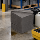 Lightweight Polypropylene Absorbent Mats, 500 x 400 mm, 160 Litre Capacity, Perforated, for Cleaning & Maintenance (Pack of 200)