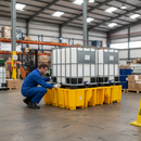 IBC Spill Pallet Double Economy 1238L Sump Poly — EA PPG2 Compliant | Polyethylene | COSHH | UK