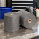 Heavy-Duty Polypropylene Absorbent Fleece Rolls, 38 cm x 45 m, 211 L Capacity (Pack of 2)