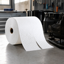 Lightweight Polypropylene Oil Absorbent Fleece Roll, 38 cm x 45 m, 60 L Capacity (Pack of 1)