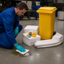250 Litre Wheelie Bin Oil Spill Kit for Warehouses & Workshops