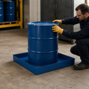 Steel Spill Pallet for Flammable Liquids Storage (1 Drum) for Safe Handling