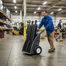 Premium Heavy Duty Gas Cylinder Trolley for Safe Storage and Maneuvering of Two Cylinders with Integrated Valve Tray | COSHH | UK