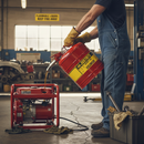 Safety Can 19 Litre 298mmØ x H445mm Red for Flammable Liquids