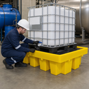 Single IBC Spill Pallet for Safe Liquid Storage