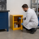 Flammable Storage Cabinet with 10L Sump for Safe Chemical Handling