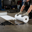Premium Heavyweight Oil Roll 38cm x 46m - Hydrophobic, Tear-Resistant, Ideal for Oil and Fuel Absorption | BS 7959 | UK