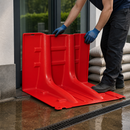 50 cm High Mobile Flood Barrier, ABS Plastic, Lightweight & Durable, for Flood Water Protection