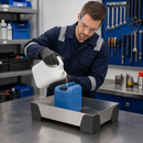 Stainless Steel Spill Tray for Small Containers, 5 Litre Containment, 250 x 400 x 95 mm, for Workplace Use