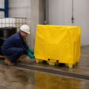 Tarp Cover for 2 Drum Spill Pallet to Protect Drums