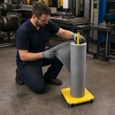 Portable Roll Dispenser for Convenient Use in Tight Spaces