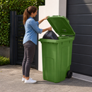 360 Litre Green Wheelie Bin for Domestic and Commercial Waste Disposal