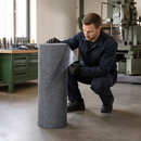 Professional Heavy Duty Polyester Floor Protection Roll, 80 cm x 15 m, Self-Adhesive, for Workbenches & Machinery