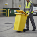 Premium 240 Litre Wheelie Bin - Lightweight, Durable with Rubber Wheels for Easy Mobility | COSHH | UK