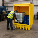 Low Profile 2 Drum Spill Pallet for Safe Drum Storage