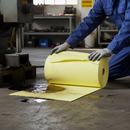 Premium Mediumweight Chemical Absorbent Roll - 38cm x 46m for Versatile Liquid Cleanup | BS 7959 | UK