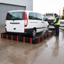 Vehicle & Equipment Portable Spill Bund 6000 x 2500 x 250mm – 3750L PVC Containment Bund