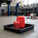 Premium 64 Litre Drip Tray for Vehicle and Machinery Leak Management - Portable and Universal Spill Containment Solution | COSHH | UK