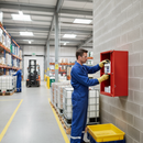 Pesticides & Agrochemical Cabinet 22kg 457mm x 457mm x 762mm Red for Chemical Storage