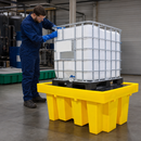 Single IBC Spill Pallet for Safe Liquid Storage