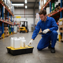 Premium 20 Litre Spill Tray with Removable Grid for Safe Containment of Oils and Chemicals | COSHH UK | UK
