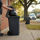 75L Wheelie Bin | Yellow | Heavy Duty | COSHH | UK
