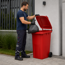 240 Litre Red Wheelie Bin for Waste Management