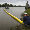 Inflatable Oil Boom 350L, 5m Length, Plastic, Signal Yellow, for Rivers & Harbours