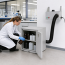 Ventilation Attachment for Underbench Cabinets, 35W, Wall-Mounted, ATEX Compliant, for Laboratory Use