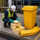 Chemical 360 Litre Wheeled Bin Spill Kit for Warehouses & Factories