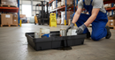 Premium 40 Litre Polyethylene Spill Tray for Safe Containment of Drums and Containers with Chemical Resistance | COSHH | UK