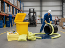 Premium 80 Litre Compact Wheeled Bin Chemical Spill Kit for Hazardous Spills - High Absorbency and Lightweight Design | BS 7959 | UK