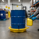 Premium Heavy Duty Drum Tray for Oil and Chemical Storage - 54L to 86L Capacity with Easy Dispensing Spout | COSHH | UK