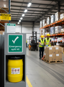 Premium Emergency Spill Kit Sign - High Gloss Finish, Self-Adhesive Vinyl or Rigid Plastic for Workplace Safety | Polyethylene | BS 7959 | UK