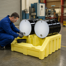 Polyethylene Drum Rack System for 2 x 205 Litre Drums