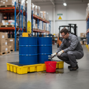 2-Drum Spill Pallet | Polyethylene | 205L Drums | COSHH UK | UK