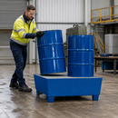 2mm Steel Spill Pallet for 205 Litre Drum Storage