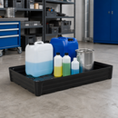 135 Litre Polyethylene Spill Tray for Small Containers, 1168 x 784 x 180 mm, for Chemical Storage