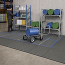 Polyethylene Spill Decking with Removable Grid, 2200 x 790 x 150 mm, 200 Litre Containment, 800 kg Load Capacity, for Safe Storage of Hazardous Materials