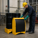 2 Drum Hardcover Spill Pallet for Safe Chemical Storage