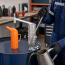 Manual Drum Pump for Engine, Hydraulic & Gear Oils, Die-Cast Zinc Alloy, 840mm Immersion Depth, 25 L/min Delivery, with Drip-Proof Outlet and Locking Device