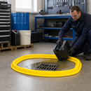 Polypropylene PU Flexible Barrier for Liquid Containment, 3000mm Length, 100mm Height, Ideal for Spill Control